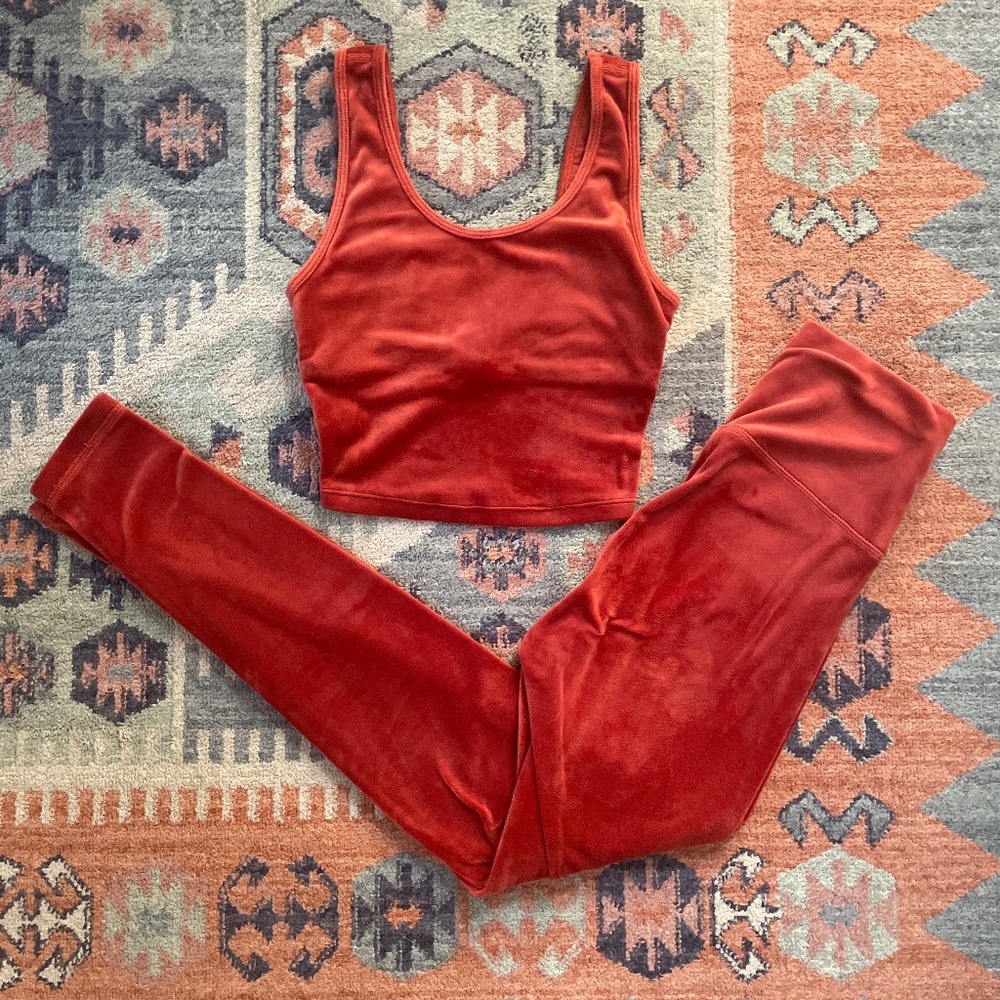 Offline by aerie Afterparty Velour Set